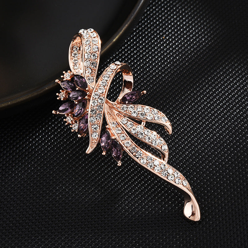 New Flower Style High-end Brooch Brooch Women's Fashion Versatile Sweater Jacket Pin Flower Brooch with Accessories