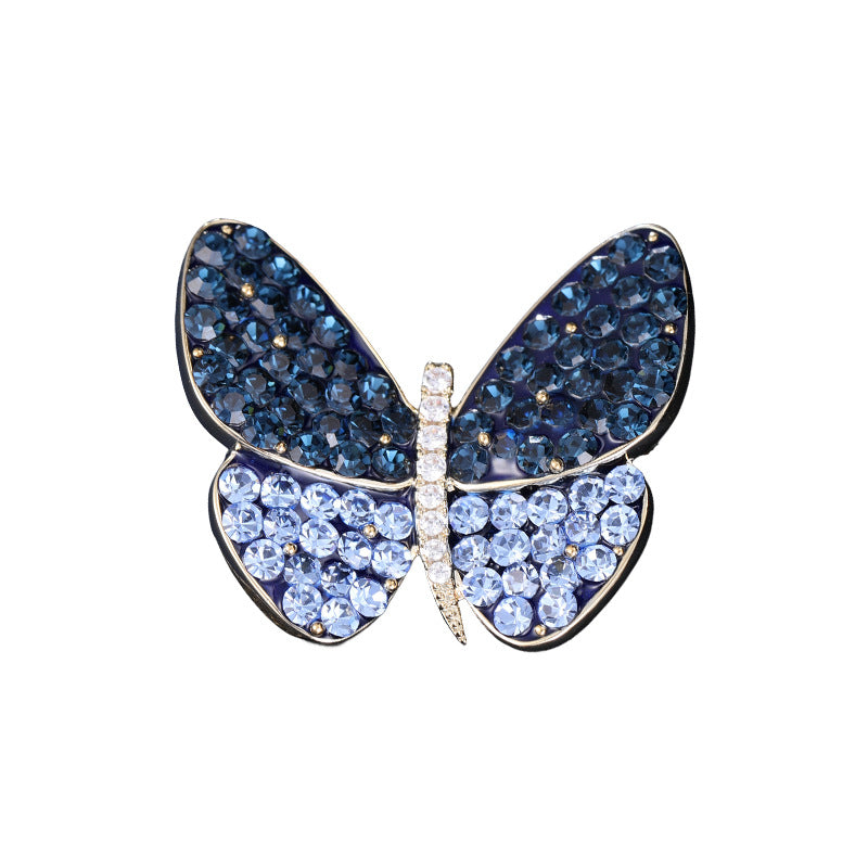 Break the cocoon into a butterfly, high-end luxury shining temperament, corsage, blazer, accessories, fixed clothes, pins, butterfly brooches