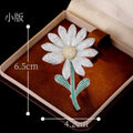 Light luxury high-end zircon daisy brooch female sunflower high-end luxury versatile clothes corsage pin accessories